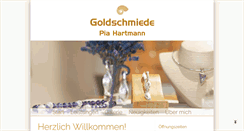 Desktop Screenshot of goldschmiede-hartmann.com